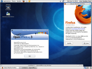 Fedora 13 Firefox und OpenOffice.org