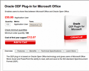 Download ODF-Plugin SUN Oracle