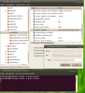 Ubuntu 10.04 Fenster-Knöpfe auf die rechte Seite