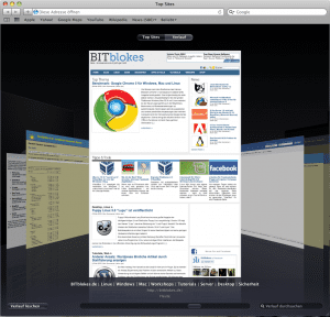 Safari 5 Mac OS X Verlauf