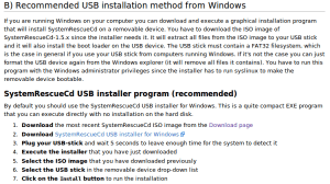 Installiere SystemRescueCd von Windows