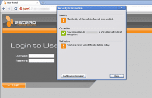 Chrome https Warnung