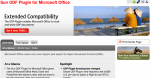 ODF-Plugin Download Seite