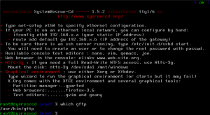 Mit gftp erweiterte SystemRescueCd