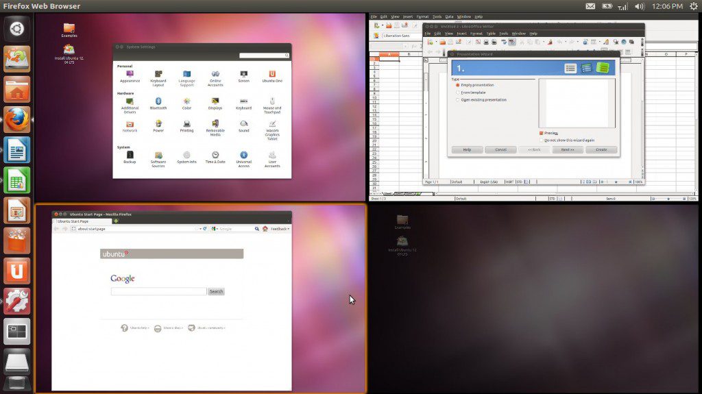 Ubuntu 12.04 LTS Precise Pangolin Dashboard