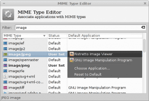 Mime Type Editor