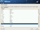 Debian GNU/Linux 6 Squeeze Sprachwahl