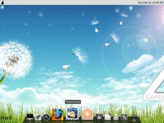 Pear Linux 4 Comice Docky