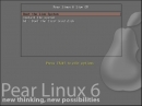 Pear Linux 6 Bootscreen