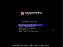 Peppermint OS Three Bootscreen