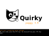 Quirky Linux 1.4 Startbildschirm