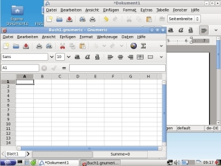 Salix OS 13.1.2 LXDE Abiword und Gnumeric