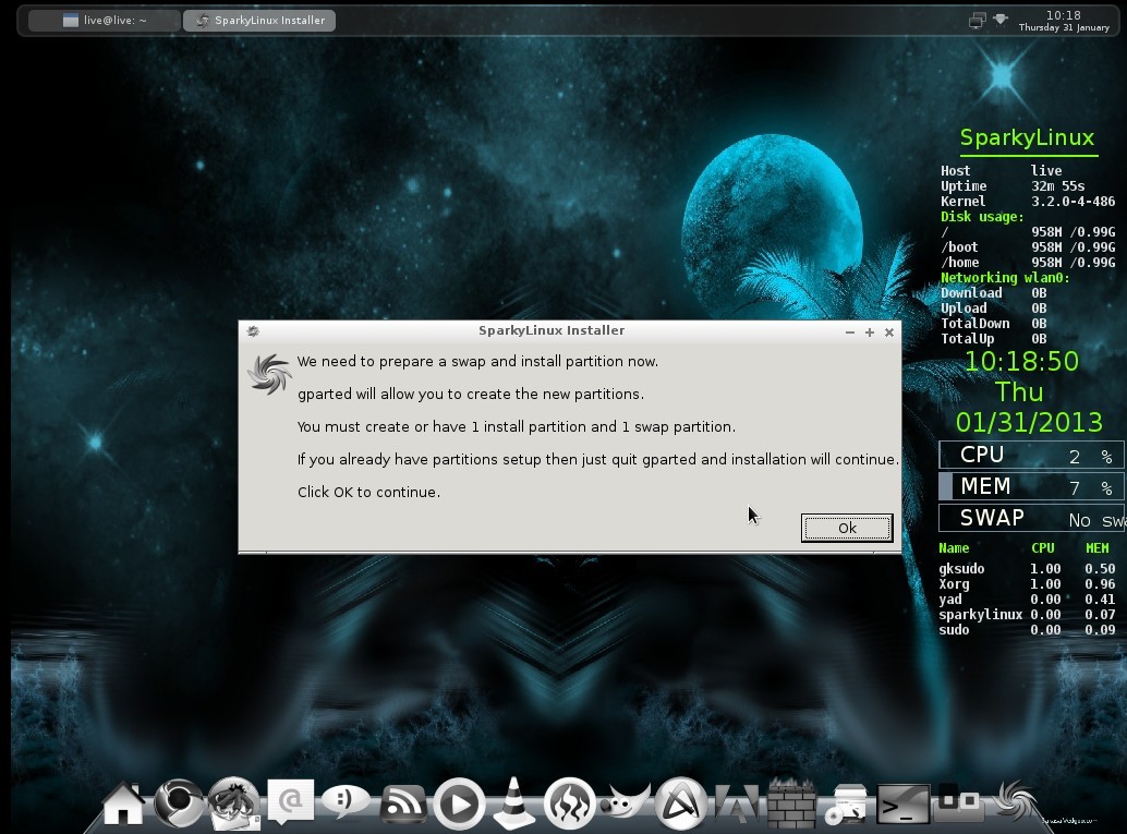 sparkylinux advanced installer tutorial