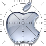 Apple Logo Fadenkreuz