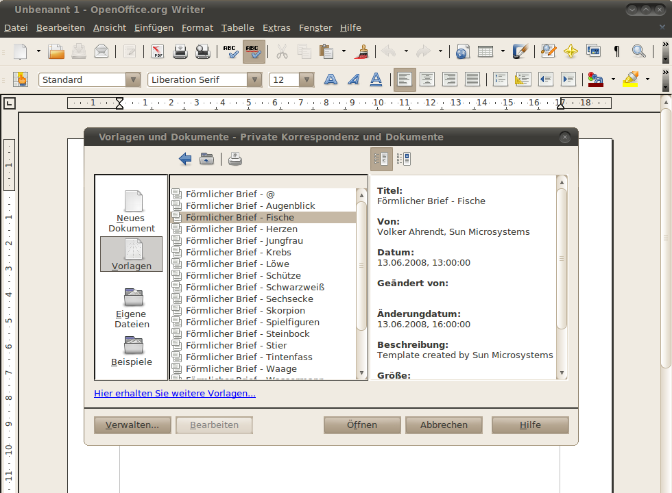 Openoffice Org Kostenlose Vorlagen Templates Fur Libreoffice Eigenes Repository Linux Spiele Open Source Server Desktop Cloud Android