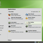 Linux Mint 9 Debian Menu