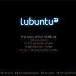 Lubuntu 10.10 Maverick Meerkat Bootscreen