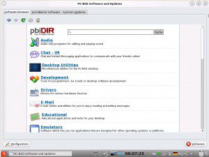 PC-BSD 8.2 Software-Manager