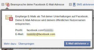 Facebook E-Mail