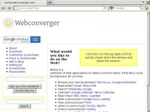 Webconverger 8.5