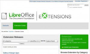 LibreOffice Extension Center