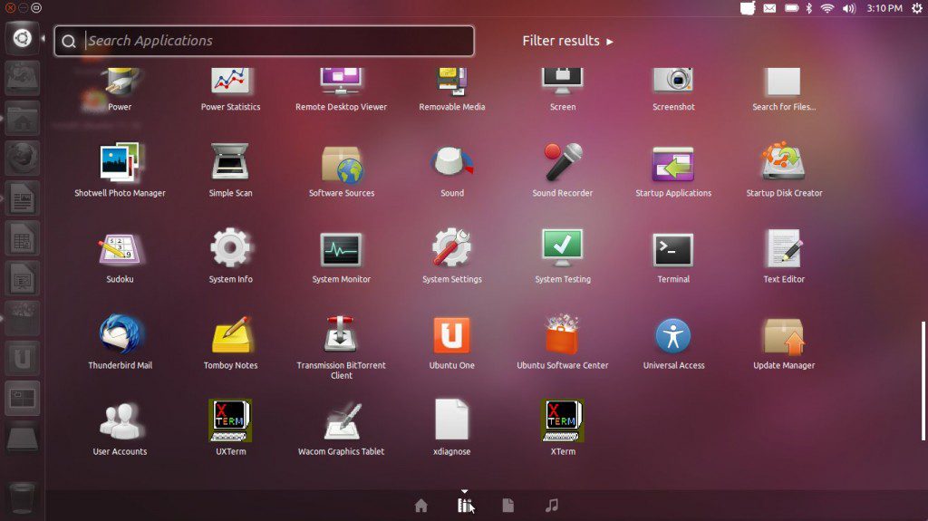 Ubuntu 11.10 "Oneiric Ocelot" Dashboard