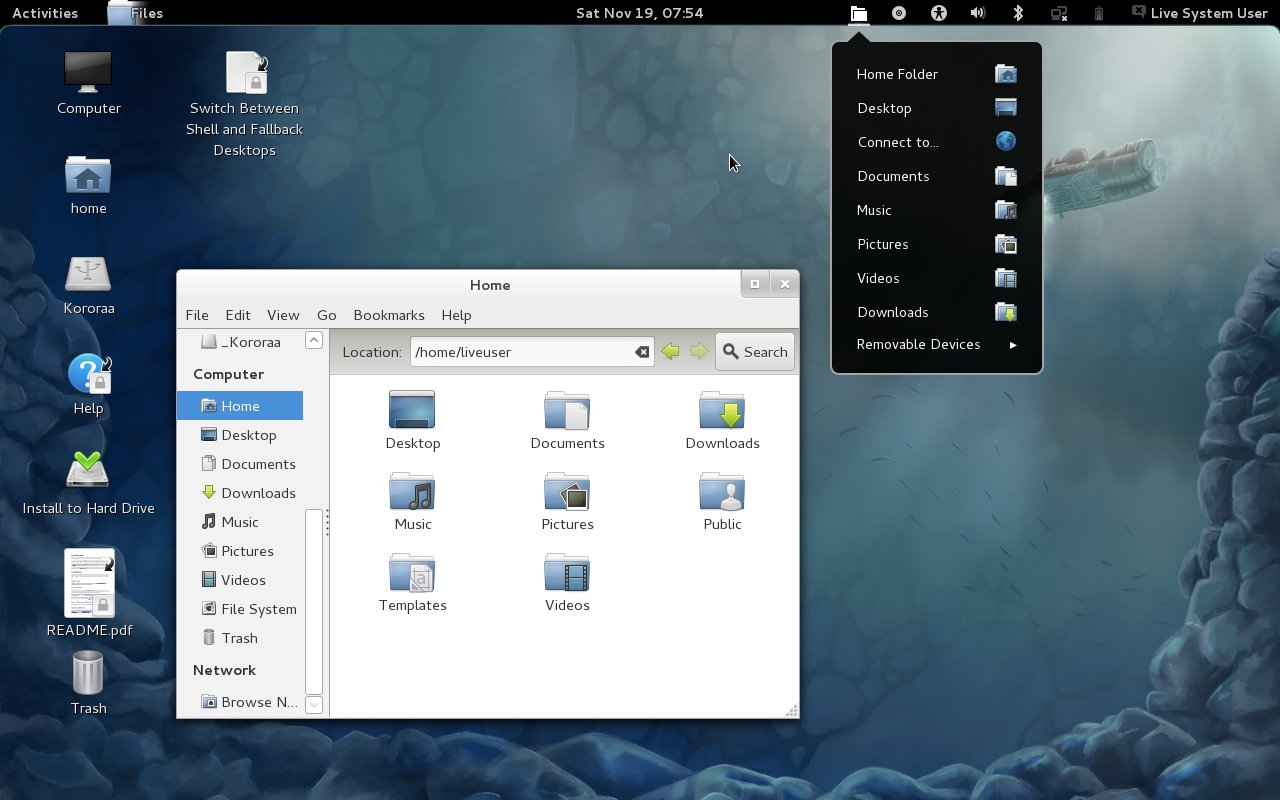 Kororaa Linux 16: GNOME