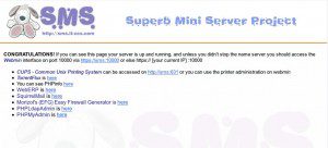 Superb Mini Server 1.6.3 Webzugriff