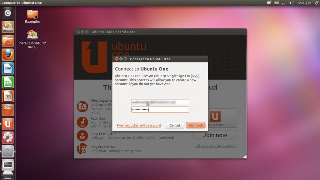 Ubuntu 12.04 LTS Precise Pangolin Ubuntu One