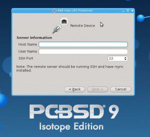 PC-BSD 9 Life Preserver