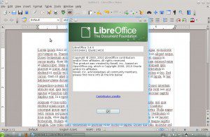 openSUSE12.2 Milestone 1 KDE LibreOffice 3.4.4