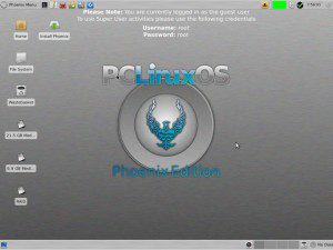 PCLinuxOS Phoenix Edition 2012-02 Desktop