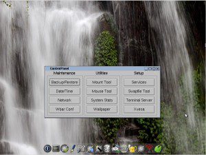 Tiny Core Linux 4.3 ControlPanel