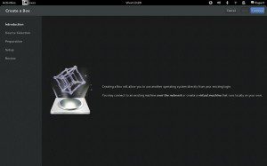 GNOME 3.6 Boxes