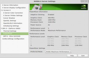 NVIDIA Maximum Performance