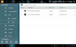 Screenshot Dateimanager