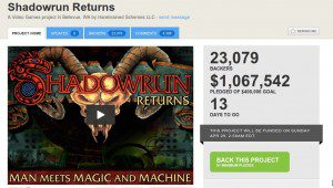 Shadowrun Returns 1 Million