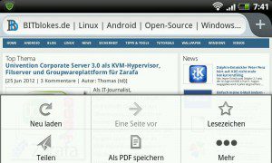 Firefox 14 für Android