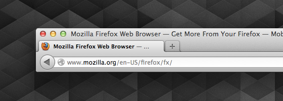 Firefox 14 Identitäts-Anzeige normal