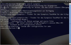 siduction 2012.1.1 Synaptic installieren
