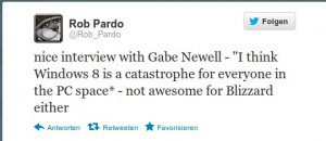 Rob Pardo auf Twitter