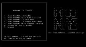 FreeNAS 8.2.0 Bootscreen