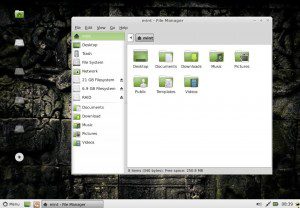 Linux Mint 13 Maya Xfce: Dateimanager