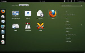 openSUSE 12.2 Applikationen