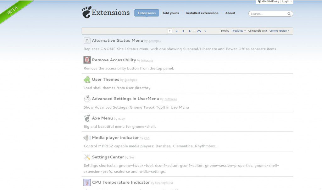 GNOME Extensions