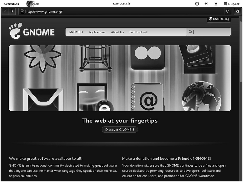 GNOME 3.6: Magnifier - Helligkeit, Kontrast, Invertierung (Quelle: gnome.org)