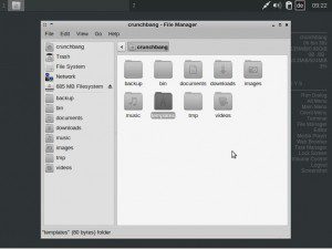 CrunchBang Linux 11: Dateimanager Thunar