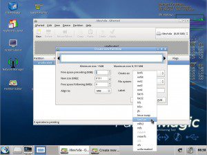 Parted Magic 2012_09_12: GParted mit LVM-Unterstützung
