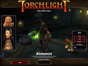 Torchlight: Hero aussuchen