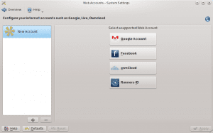 KDE: WebAccounst (Quelle: afiestas.org)